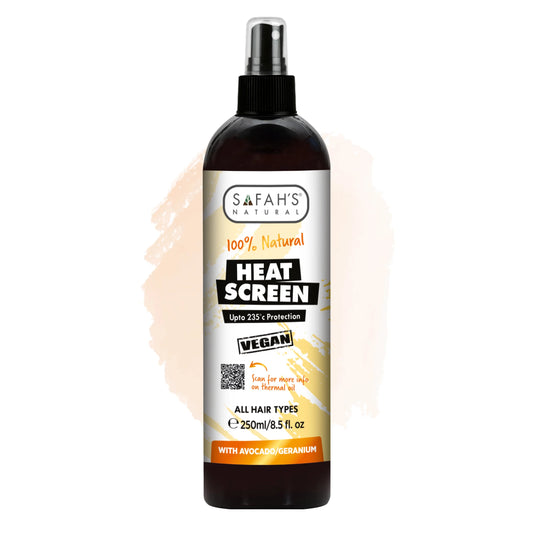 SAFAH NATURALS - Heat Screen upto 235 Degreees Protection with Avocado - 250mL