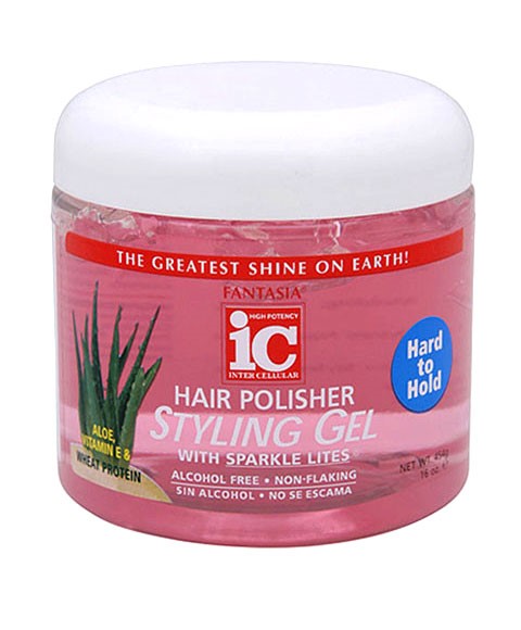 IC - Hair Polisher Styling Gel with Sparkle Lites - 16oZ