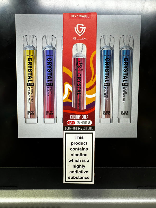 GLUX - CHERRY COLA CRYSTAL - 600 PUFFS