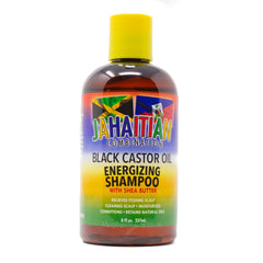 JAHATIAN COMBINATION - Black Castor Oil Energizing Shampoo with Shea Butter - 8oZ