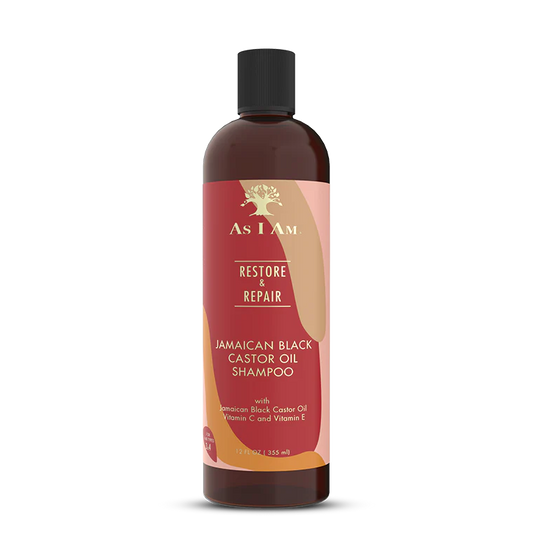 AS I AM - Restore & Repair Jamaican Black Castor Oil Shampoo - 12oZ