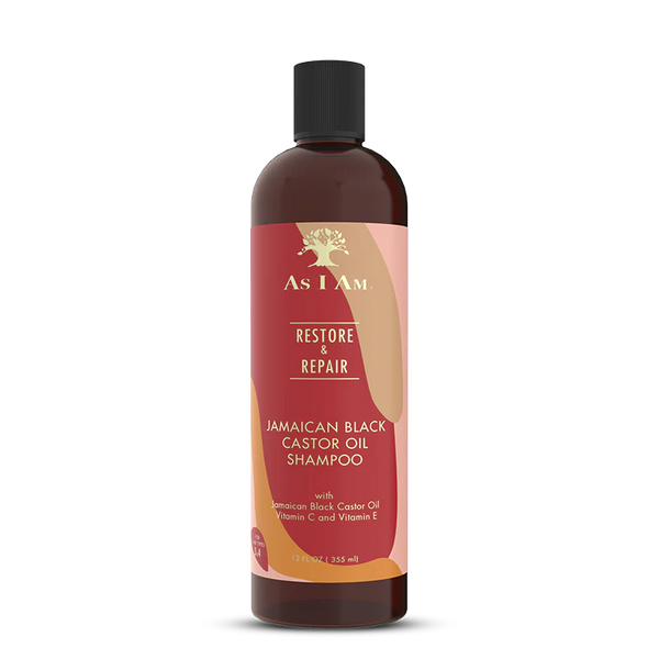 AS I AM - Restore & Repair Jamaican Black Castor Oil Shampoo - 12oZ