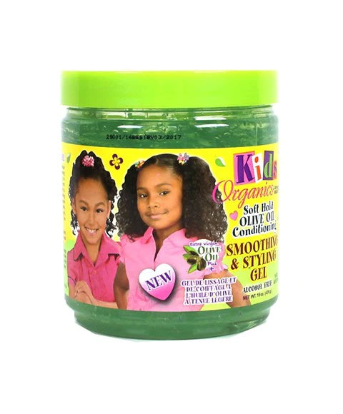 KIDS ORIGINALS - Soft Hold Olive Oil Conditioning , Smoothing and Styling Gel - 15oZ