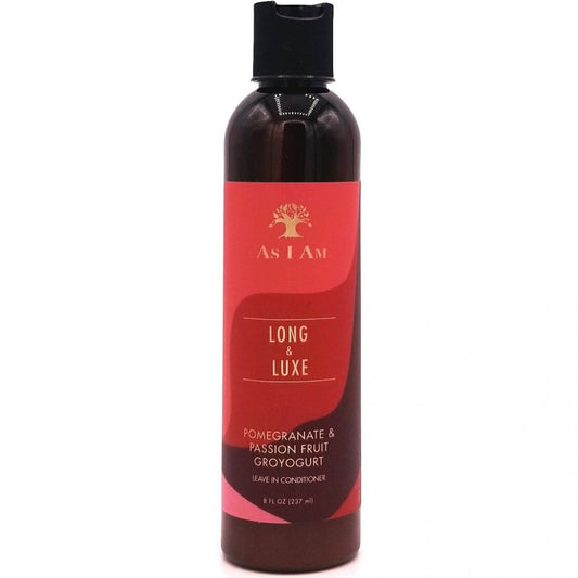 AS I AM - LONG & LUXE - Gro Yogurt Pomegranate n Passion Fruit - 8oZ