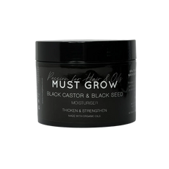 MUSTGROW - BLACK CASTOR n BLACK SEED MOISTURISER - 340mL