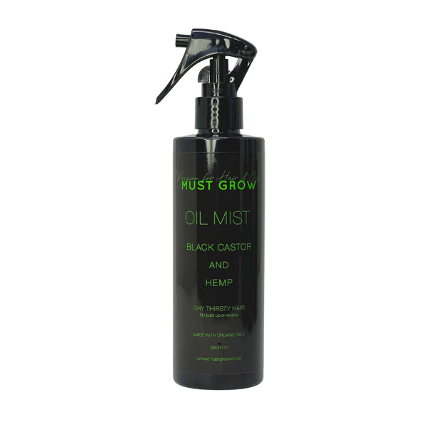 MUSTGROW - Black Castor n Hemp Oil Mist - 240mL