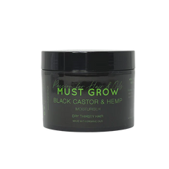 MUSTGROW - BLACK CASTOR n HEMP MOISTURISER - 340mL