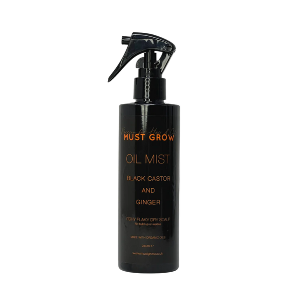 MUSTGROW - Black Castor n Ginger Oil Mist - 240mL
