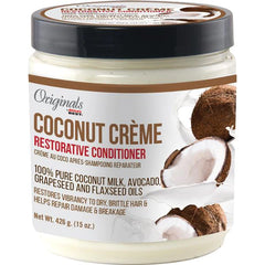 ORIGINALS by AFRICA's BEST - COCONUT CREME RESTORATIVE CONDITIONER - 15oZ