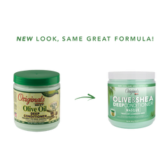 ORGANICS by AFRICA's BEST - OLIVE & SHEA DEEP CONDITIONER MASQUE - 15oZ