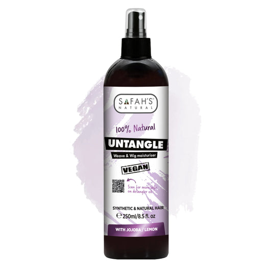 SAFAH NATURALS - UNTANGLE for WEAVE & WIG MOISTURISER - 250mL