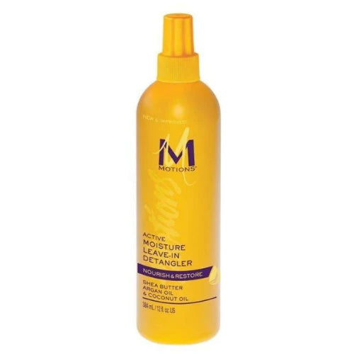 MOTIONS - Active Moisture Leave-In Detangler with Shea Butter, Argan Oil & Coconut Oil - 12oz