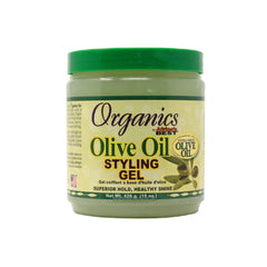ORGANICS by AFRICA's BEST - OLIVE OIL STYLING GEL with SUPERIOR HOLD - 15oZ