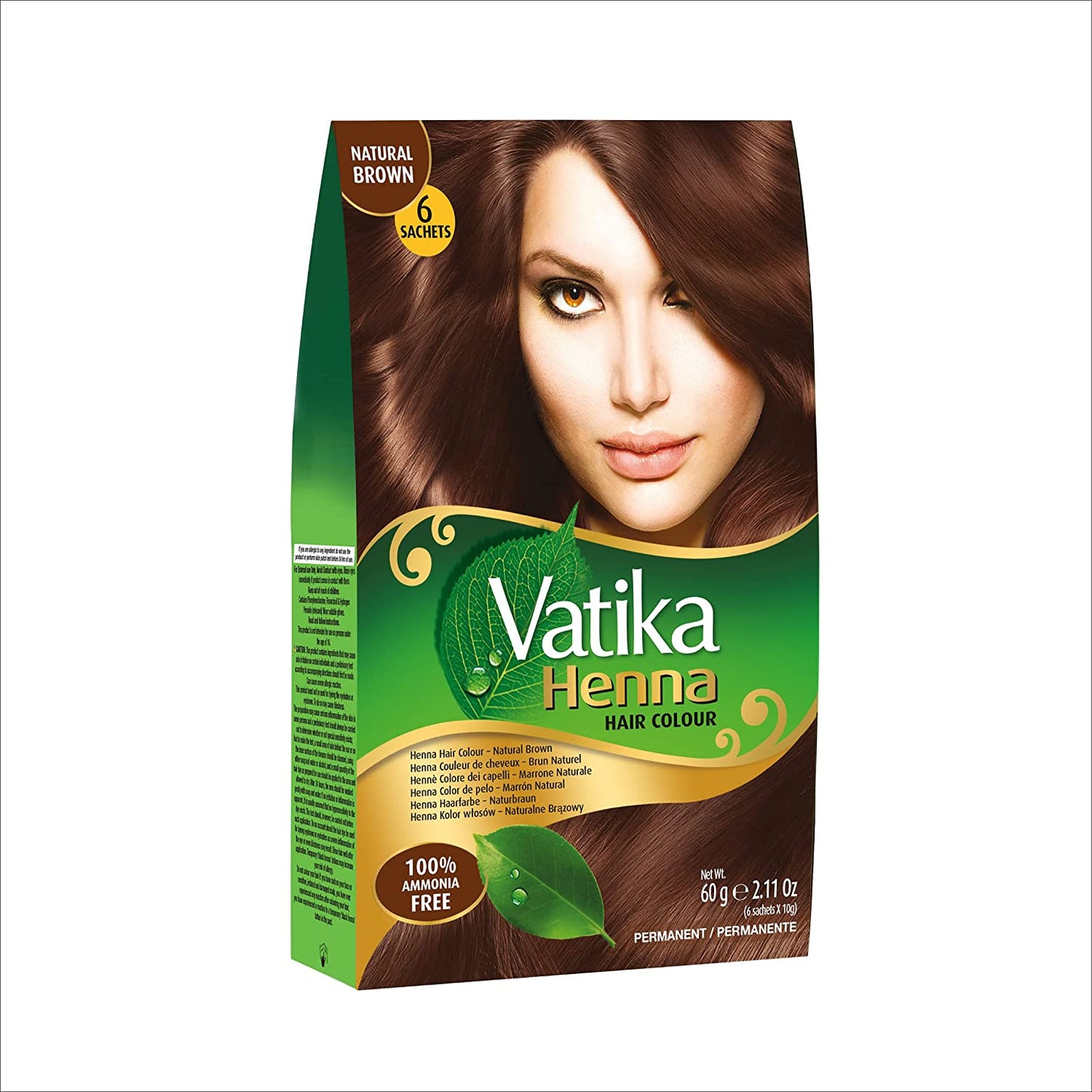 VATIKA - Natural Brown Henna - Permanent