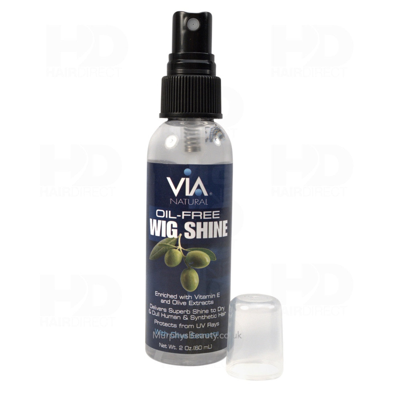 VIA NATURAL - Oil-Free Wig Shine with Vitamin-E - 2oZ