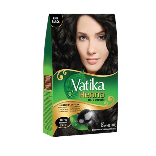 VATIKA - Henna Rich Black  - permanent