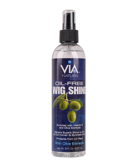 VIA NATURALS - Oil-Free Wig Shine with Vitamin E - 8oZ