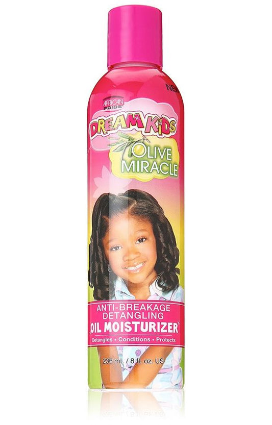 AFRICAN PRIDE DREAM KIDS OLIVE MIRACLE - Anti-Breakage Detangler Oil Moisturizer - 8oZ