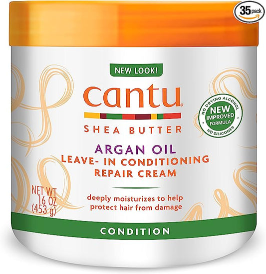 CANTU - Argan oil & Shea Butter- Leave-In Conditioning Repair Cream