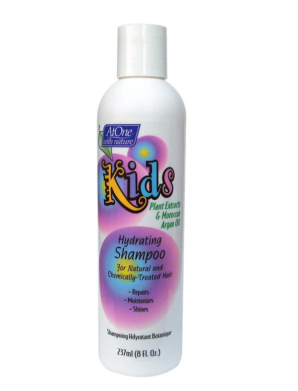 AT ONE WITH NATURE KIDS - Hydrating Shampoo for Natural n Chemically Treated Hair - 8oZ
