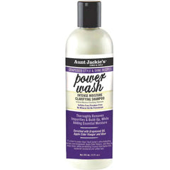 AUNT JACKIE'S - Power Wash Intense Moisture Clarifying Shampoo for Removing Impurities - 12oz
