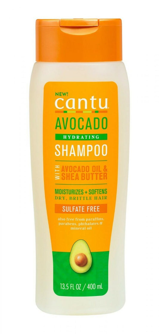 Cantu - Avocado Hydrating Shampoo - with Avocado Oil and Shea Butter