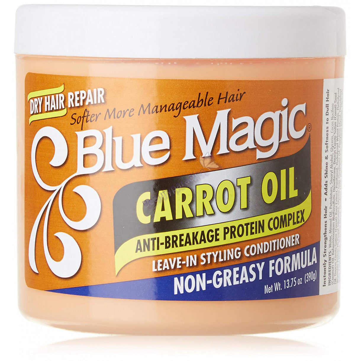 BLUE MAGIC - Carrot Oil with Non-Greasy Formula - 13.75oZ