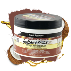 AUNT JACKIE'S - Butter Creme Intensive Moisture Sealant for Natural Hair, Curls, Coils & Waves - 7.5oz