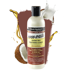 AUNT JACKIE'S - Coco Wash Coconut Milk Conditioning Cleanser for Natural Curls, Coils & Waves - 12oz