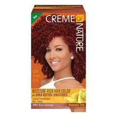 CREME OF NATURE - C31 Vivid Red - infused with Shea Butter