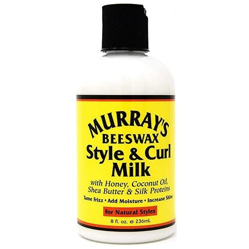MURRAYS - BeesWax Style & Curl Milk with Honey, Coconut Oil, Shea Butter & Silk Proteins - 8oZ