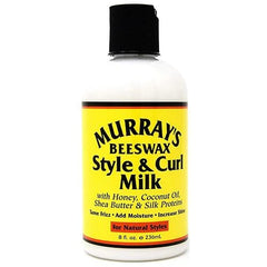 MURRAYS - BeesWax Style & Curl Milk with Honey, Coconut Oil, Shea Butter & Silk Proteins - 8oZ