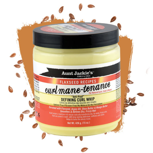 AUNT JACKIE'S - Curl Mane-Tenance Defining Curl Whip for Natural Hairs , Curls ,Coils & Waves - 15oz