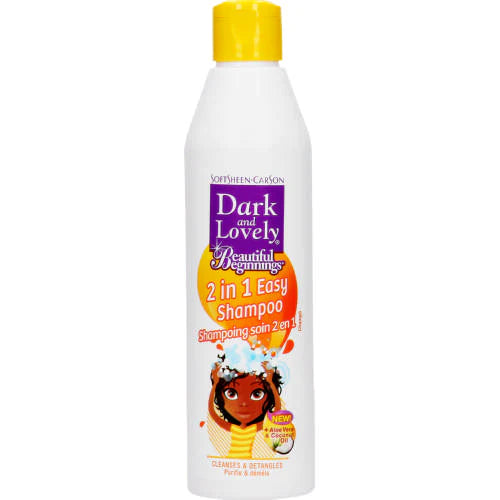 DARK n LOVELY - 2 in 1 Easy Shampoo for cleanse and detangle - 250mL