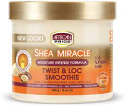 AFRICAN PRIDE - TWIST & LOCK SMOOTHIE with SHEA MIRACLE - 12oZ