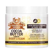 AMERICAN DREAM - COCOA BUTTER - LEMON BODY LOTION