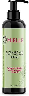 MIELLE - DAILY STYLING CREAM with ROSEMARY MINT n BIOTIN - 8oZ