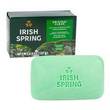 IRISH SPRING - WASHES AWAY BACTERIA SOAP - 104.8 G