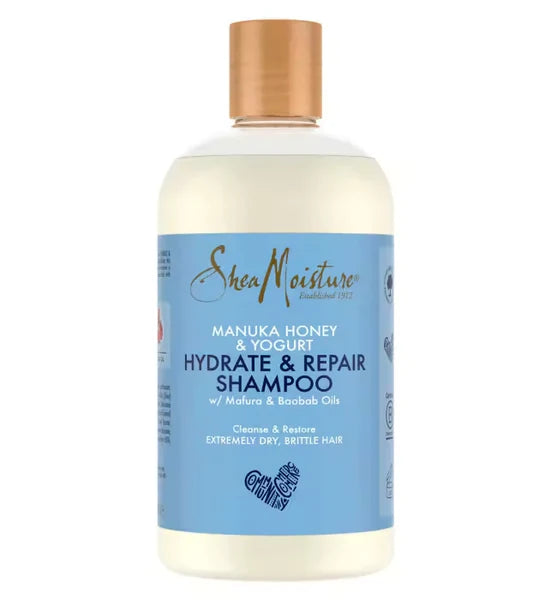 SHEA MOISTURE - Hydrate & Repair Shampoo with Manuka Honey & Yogurt - 384mL