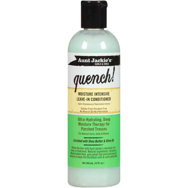 AUNT JACKIE'S - QUENCH Moisture Intense Leave-In Conditioner for Reviving Dry Hair - 12oz