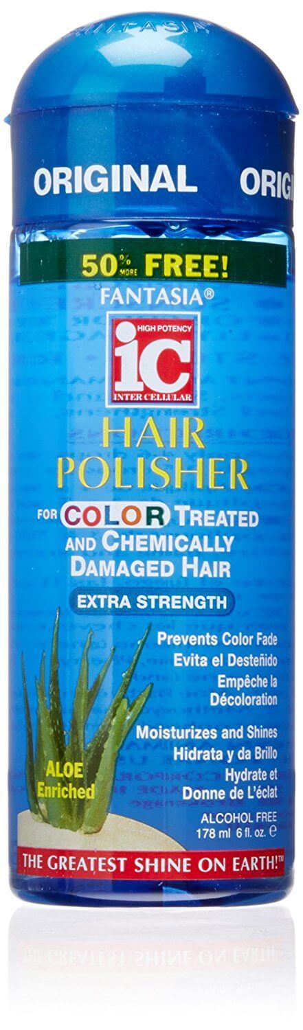IC - Hair Polisher with AloeVera for COLOR Treated  and chemically damaged hair - 6oZ