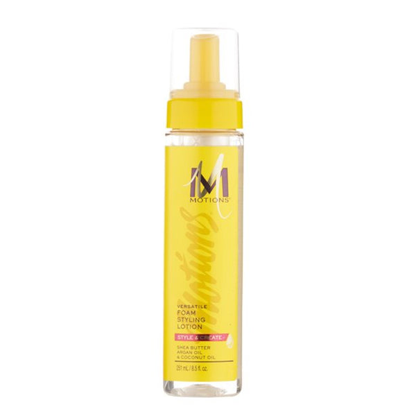 MOTIONS - Foam Styling Lotion with Shea Butter, Argan Oil & Coconut Oil - 8.5oz