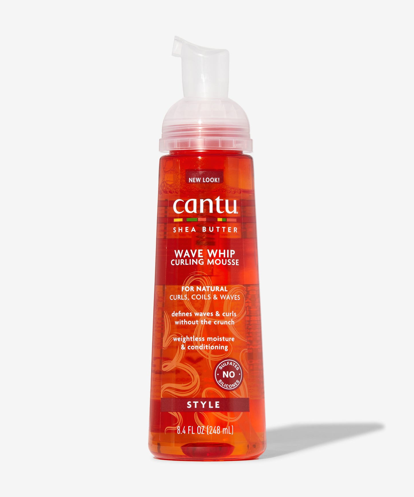 CANTU - Wave Whip Mousse - for Natural Curls, Coils, Waves