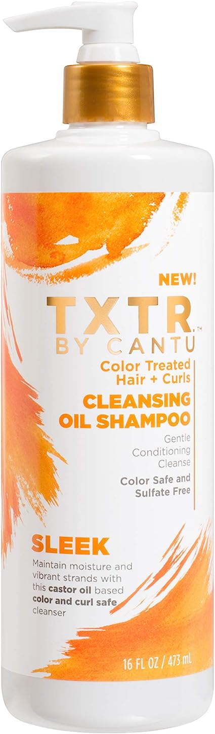 TXTR by CANTU - Cleansing Oil Shampoo for color Treated Hair + Curls