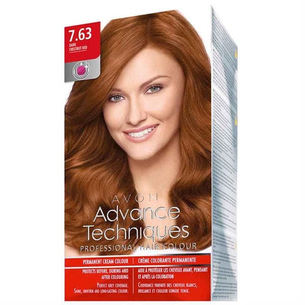 AVON - 7.63 Dark Chestnut Red - Permanent Creme Color