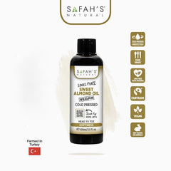 SAFAH NATURALS - 100% PURE OIL - HEAD TO TOE - 100ML
