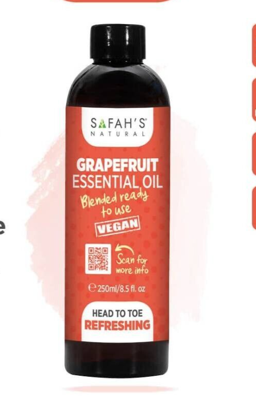 SAFAH NATURALS - 100% PURE OIL - HEAD TO TOE - 250ML