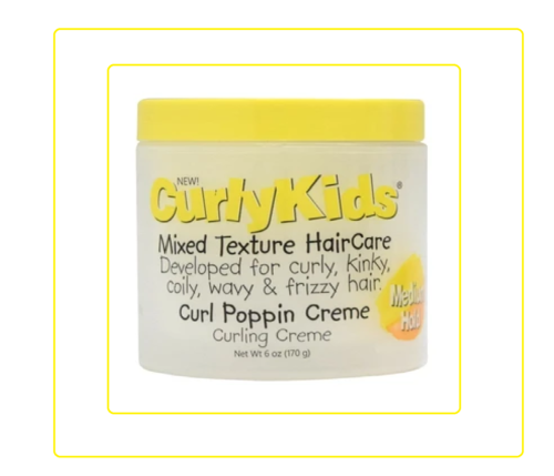 CULRY KIDS - Curl Poppin Creme for ixed Texture HairCare - 6oZ