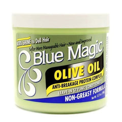 BLUE MAGIC - Olive Oil with Non-Greasy Formula - 13.75oZ