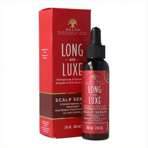 AS I AM - LONG AND LUXE - Scalp Serum with Pomegranate n Passion Fruit - 2oZ